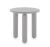Masuta Kartell Undique Mas design Patricia Urquiola, 48x48x51cm, baza lemn, top MDF, gri