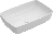 Lavoar tip bol Villeroy & Boch Artis 58x38cm, fara orificiu baterie, fara preaplin, montare pe blat