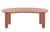 Masuta Kartell Undique Mas design Patricia Urquiola, 119x59x44cm, baza lemn, top MDF, orange