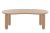 Masuta Kartell Undique Mas design Patricia Urquiola, 119x59x44cm, baza lemn, top MDF, pudra