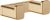 Cuier baie dublu Hansgrohe AddStoris, bronz periat