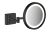 Oglinda cosmetica cu brat Hansgrohe AddStoris x3, 16cm, iluminat LED, negru mat