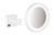 Oglinda cosmetica cu brat Hansgrohe AddStoris x3, 16cm, iluminat LED, alb mat