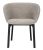 Scaun Kartell Charla Antibes design Patricia Urquiola, cadru negru, tapiterie Beige