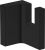Cuier Axor Universal, negru mat