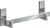 Bara suport Axor Universal 34cm, crom