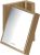Oglinda cosmetica Axor Universal 1.7x, de perete, bronz periat