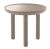 Masuta Kartell K-Top design Rodolfo Dordoni, d 60cm, h 50cm, Bronze Mirror - Dove