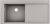 Chiuveta bucatarie Hansgrohe S514-F450 SilicaTec 450, 51x105x19cm, picurator dreapta, concrete grey