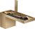 Baterie lavoar Axor MyEdition 70, ventil push-open, fara placa superioara, bronz periat