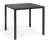 Masa exterior Nardi Cube 80x80cm, h 75.5cm, baza aluminiu, antracit