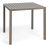 Masa exterior Nardi Cube 80x80cm, h 75.5cm, baza aluminiu, tortora
