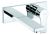 Baterie lavoar Kludi Zenta SL de perete, proiectie 180mm, necesita corp ingropat