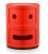 Comoda modulara Kartell Componibili 2 Smile, design Anna Castelli Ferrieri, rosu