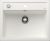 Chiuveta bucatarie Blanco Dalago 6, 615x510mm, ventil automat, Silgranit alb