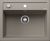 Chiuveta bucatarie Blanco Dalago 6, 615x510mm, ventil automat, Silgranit maro trufe