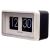 Ceas de masa NeXtime Flip 18x10x7cm, negru-alb
