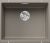 Chiuveta bucatarie Blanco Subline 500-U, 530x460mm, montare sub blat, Silgranit maro trufe