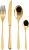 Set tacamuri Sambonet Taste Solid Handle, 24 piese, auriu