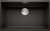 Chiuveta bucatarie Blanco Subline 700-U, 730x460mm, montare sub blat, Silgranit negru