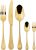 Set tacamuri Sambonet Taormina Solid Handle, 30 piese, auriu