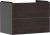 Dulap baza suspendat Hansgrohe Xevolos E cu 2 sertare, 78cm, corp gri mat, front stejar inchis