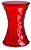Masuta Kartell Stone design Marcel Wanders, 30cm, h45cm, rosu transparent
