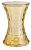 Masuta Kartell Stone design Marcel Wanders, 30cm, h45cm, galben transparent