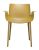 Scaun Kartell Piuma design Piero Lissoni, mustar