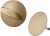 Set ornamente pentru sifon cu preaplin pentru cada Hansgrohe Flexaplus, bronz periat