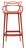 Scaun inalt Kartell Masters Stool design Philippe Starck & Eugeni Quitllet, 75cm, ruginiu