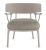 Fotoliu Kartell A.I. Lounge design Philippe Starck, cadru gri, perna Panamino Basic Grey
