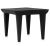 Masuta Kartell Bubble, design Philippe Starck,51.5x51.5cm, hx41.5cm, negru