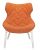 Fotoliu Kartell Foliage design Patricia Urquiola, cadru alb, perna Trevira Orange