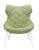 Fotoliu Kartell Foliage design Patricia Urquiola, cadru alb, perna Trevira Green