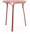 Masa exterior Kartell Hiray design Ludovica & Roberto Palomba, d 65cm, h 72cm, ruginiu