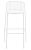 Scaun exterior Kartell Hiray design Ludovica & Roberto Palomba, h 96cm, alb