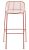 Scaun exterior Kartell Hiray design Ludovica & Roberto Palomba, h 96cm, ruginiu