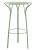 Masa inalta exterior Kartell Hiray design Ludovica & Roberto Palomba, d 60cm, h 108cm, verde salvie