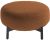 Pouf Kartell Lunam design Patricia Urquiola, tapiterie Orsetto, Caramiziu