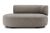 Canapea Kartell K-Waiting design Rodolfo Dordoni, 153cm orientare dreapta, Texture Grey