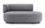 Canapea Kartell K-Waiting design Rodolfo Dordoni, 153cm orientare stanga, Texture Sky Blue