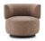 Fotoliu rotativ Kartell K-Waiting design Rodolfo Dordoni, Texture Brown