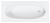 Cada baie Duravit Balcoon 170x75cm, acril, alb mat