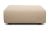 Pouf Kartell Plastics Duo Square design Piero Lissoni, 88x88cm, Nilo Taupe