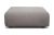 Pouf Kartell Plastics Duo Square design Piero Lissoni, 88x88cm, Nilo Gri