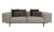 Canapea Kartell Largo design Piero Lissoni, cu doua locuri, Gubbio Sand