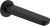 Pipa cada Hansgrohe Rebris S montaj incastrat, 20cm, negru mat