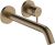 Baterie lavoar Hansgrohe Tecturis S cu pipa 225mm, montaj incastrat, necesita corp ingropat, bronz periat