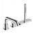 Baterie cada Hansgrohe Tecturis S din 3 elemente, montare pe cada, necesita corp sBox, crom